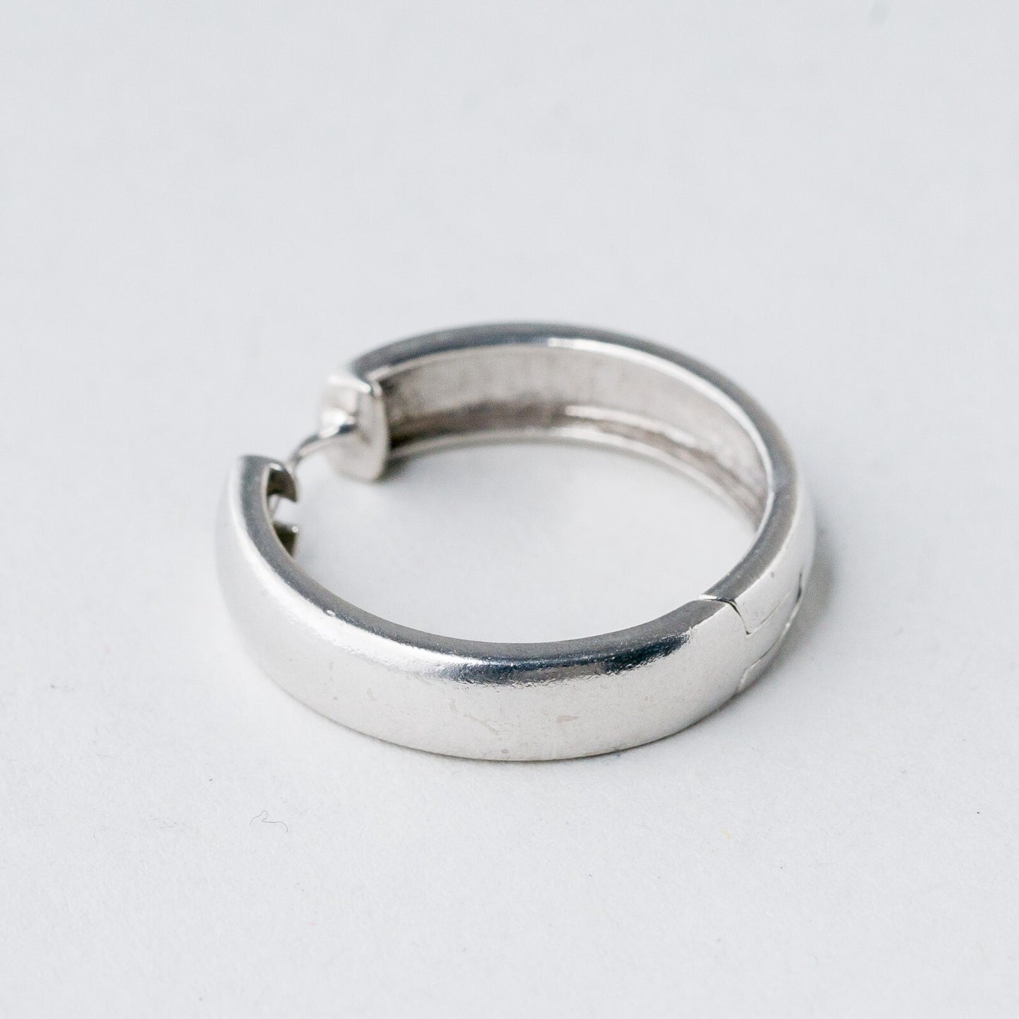 Einzelner Ohrring Creole Silber 2,86 g0