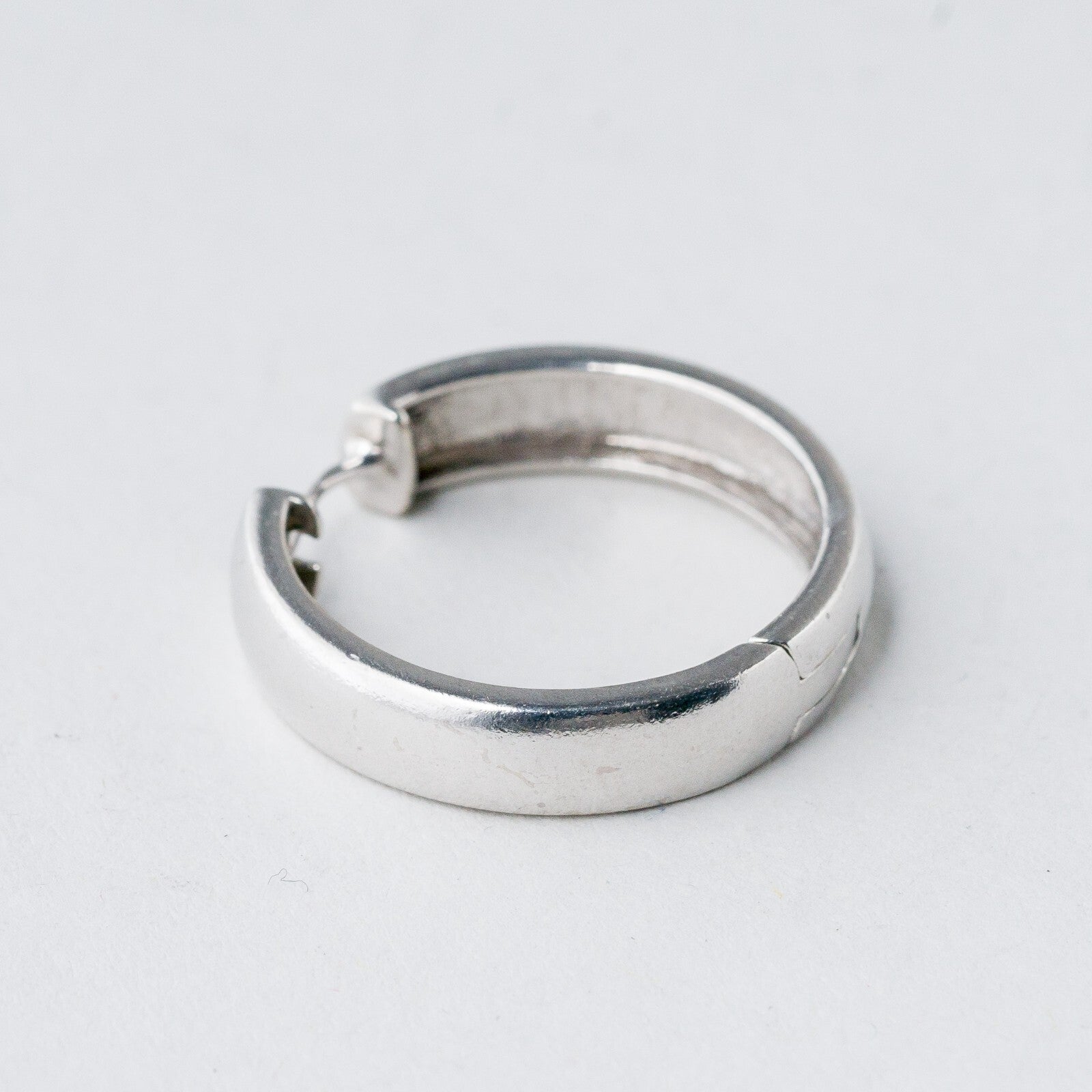 Einzelner Ohrring Creole Silber 2,86 g0