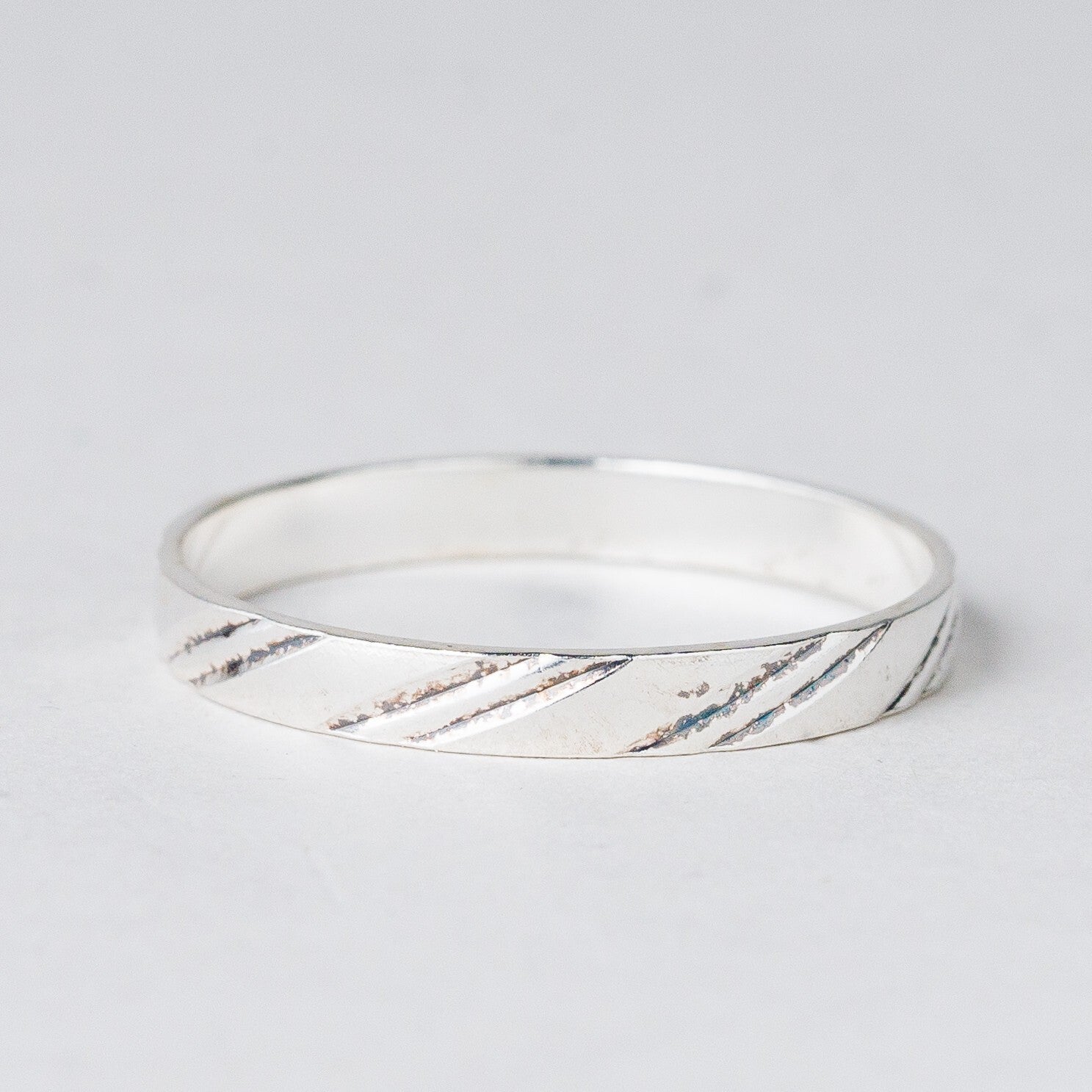 Silber Ring 925 Größe 66 (21,0 mm Ø) 1,58 g3