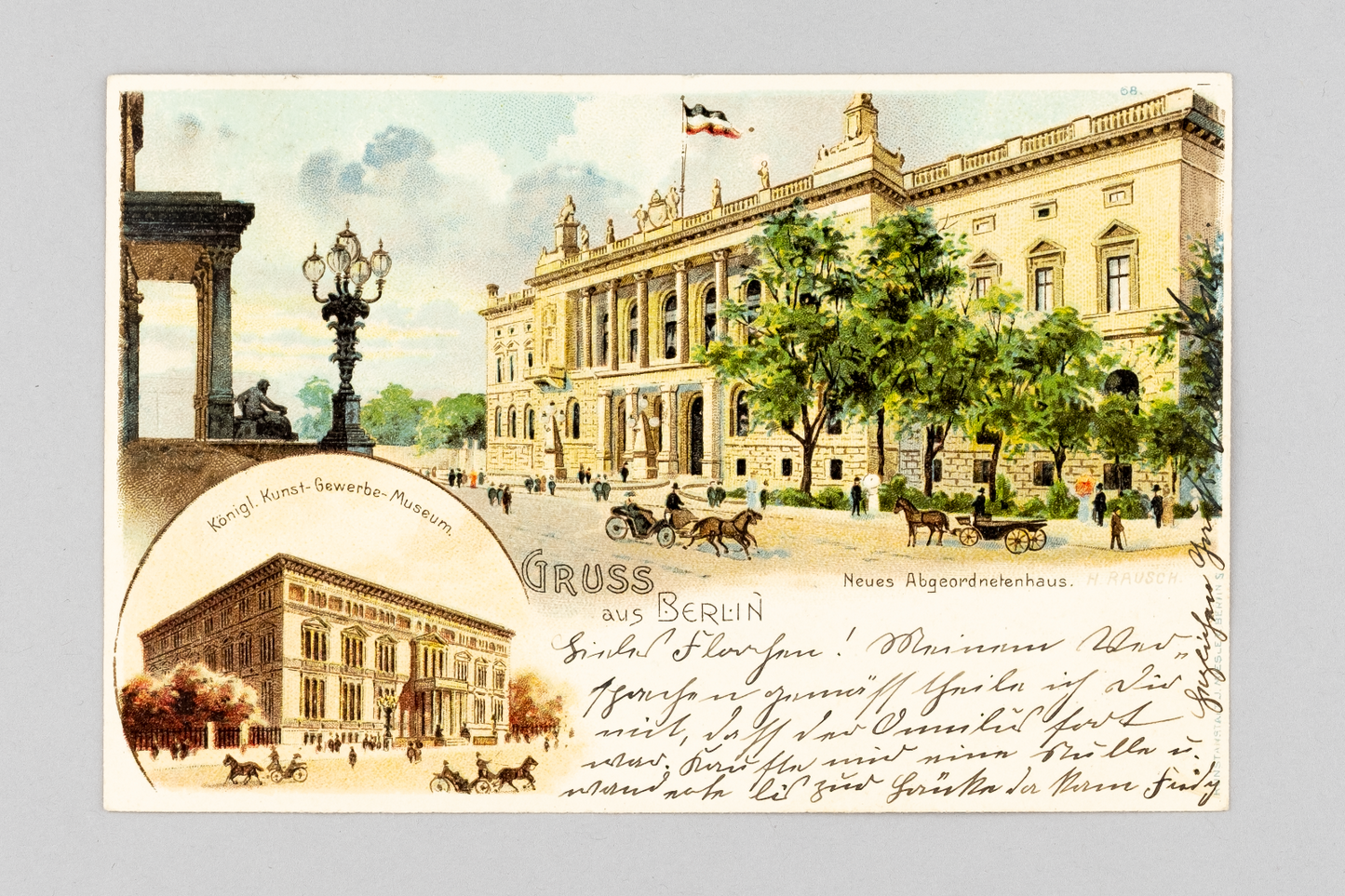 Ansichtskarte Gruss aus Berlin Abgeordnetenhaus 19010