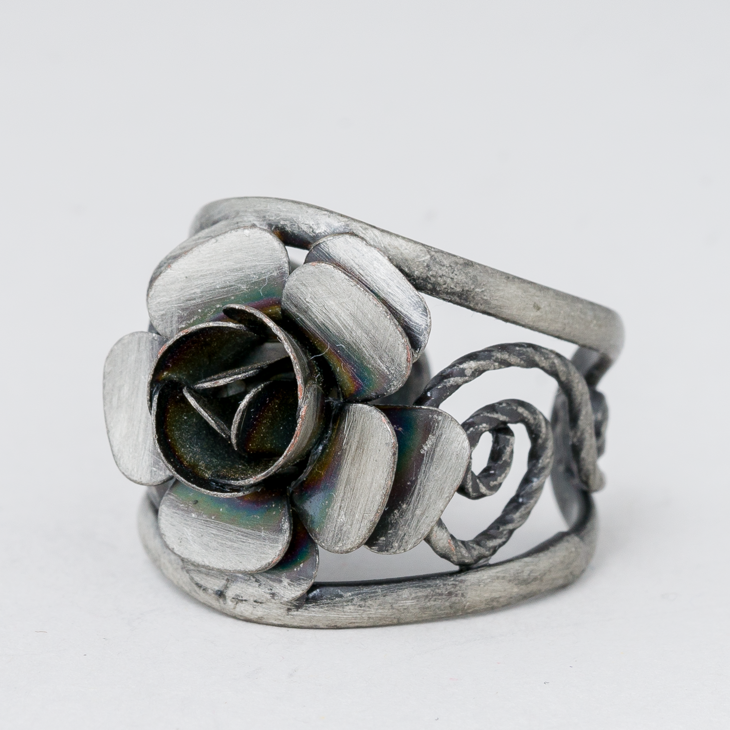 Ring Rose 5,47 g Silber Größe flexibel0