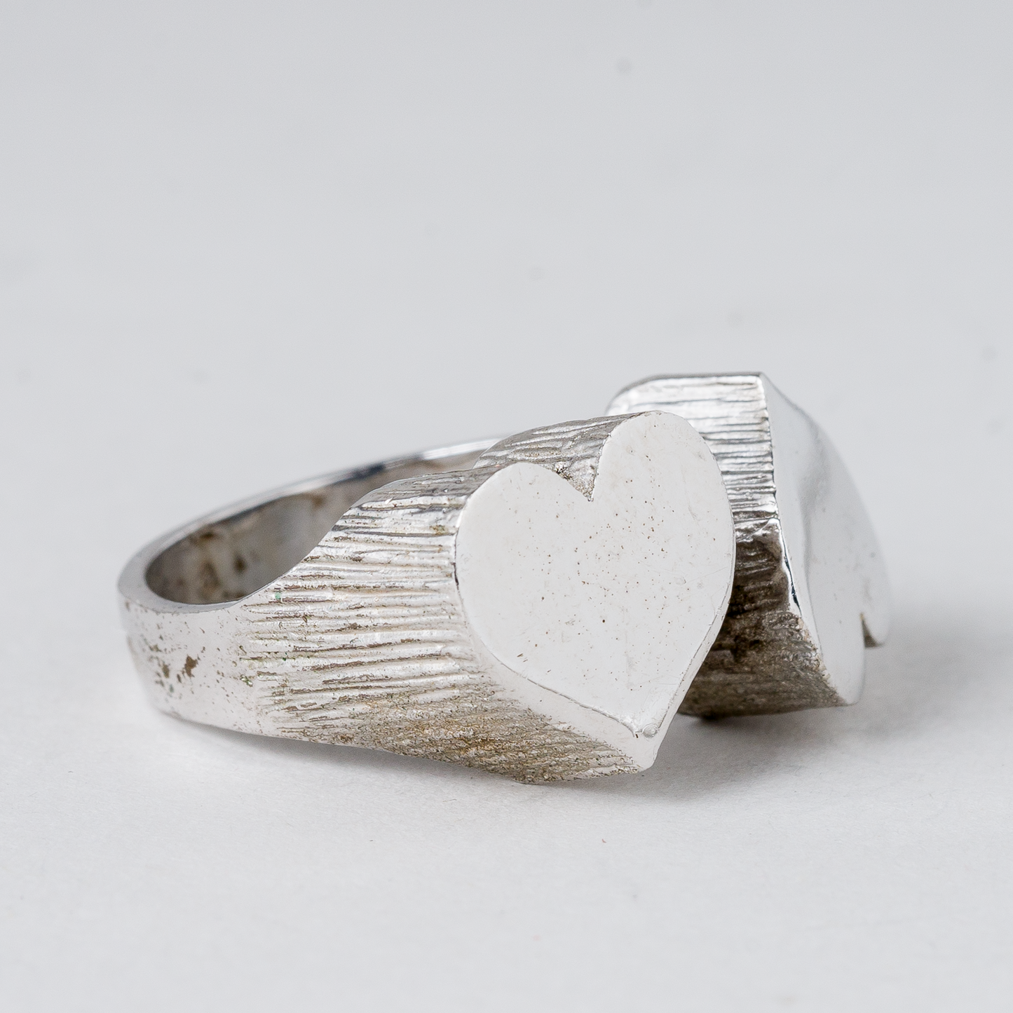 Ring Herz 835er Silber 8,65 g Größe flexibel2