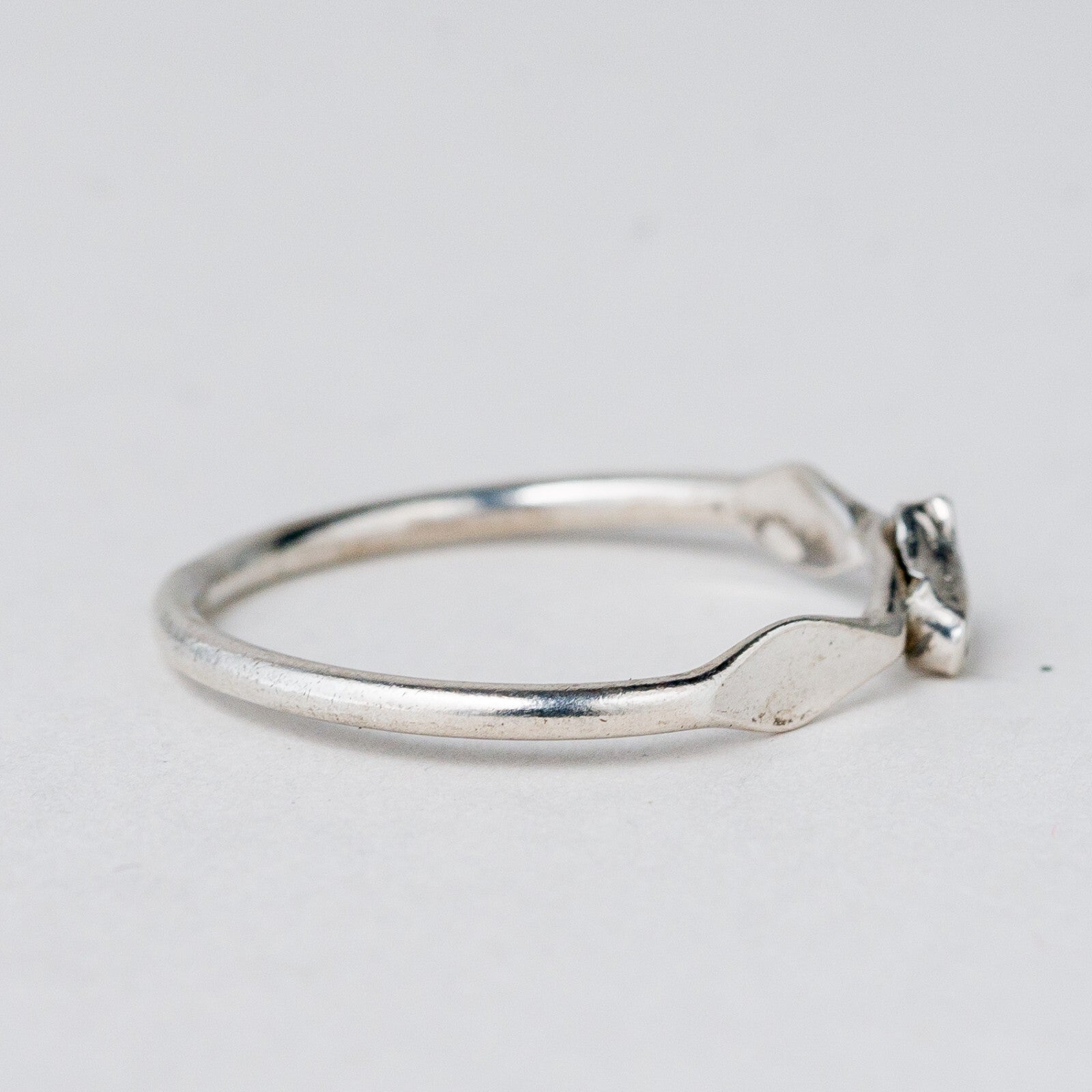 Silber Ring 925 Größe 56 (17,8 mm Ø) 1,13 g2