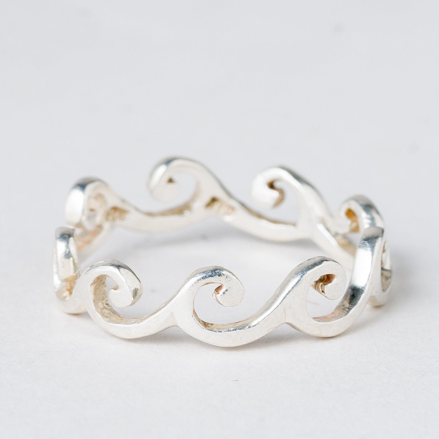 Silber Ring 925 Größe 54 (17,2 mm Ø) 1,83 g2