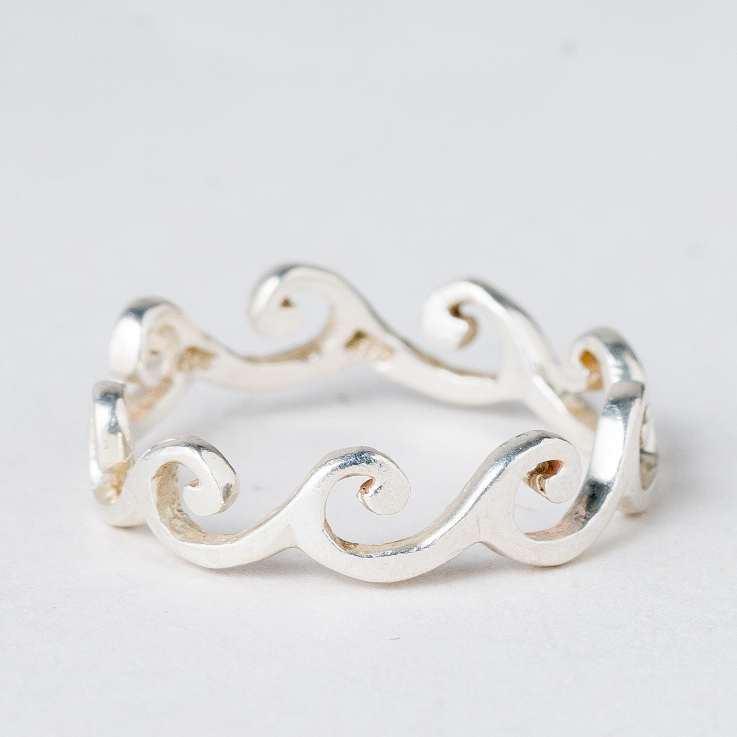 Silber Ring 925 Größe 54 (17,2 mm Ø) 1,83 g2