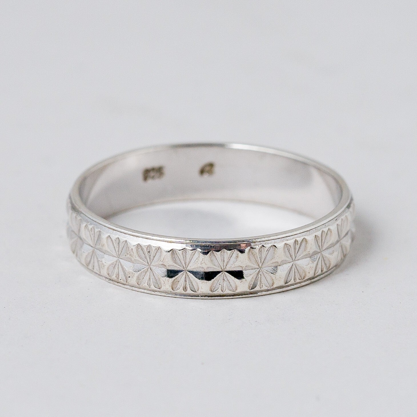 Silber Ring 925 Größe 64 (20,3 mm Ø) 2,93 g0