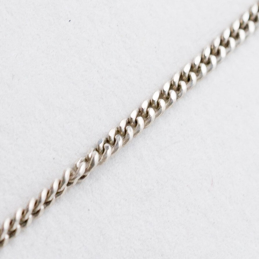 Silber Halskette 800 Panzerkette 1,4 mm 62 cm 3,44 g4
