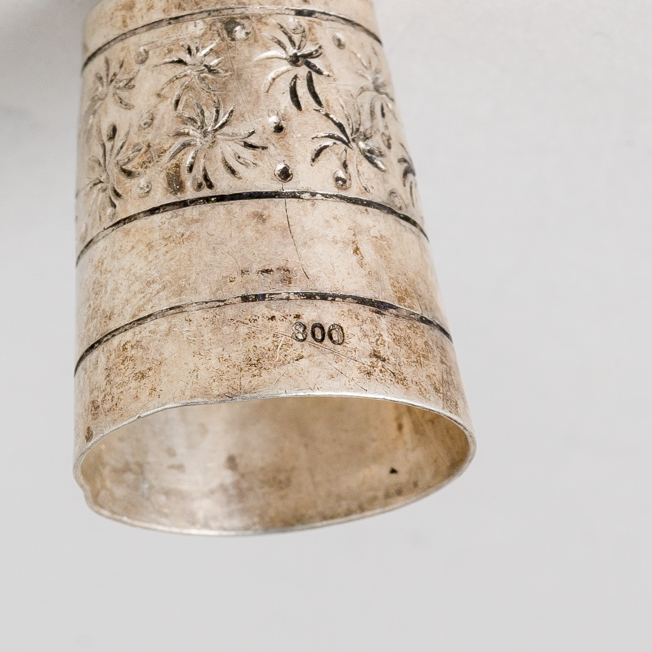 CNC: Fingerhut 800er Silber 4,53 g 2 cm5