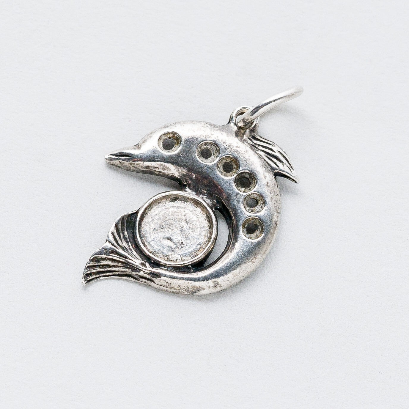 Anhänger Silber 925 Delfin 2,6 cm 2,12 g0