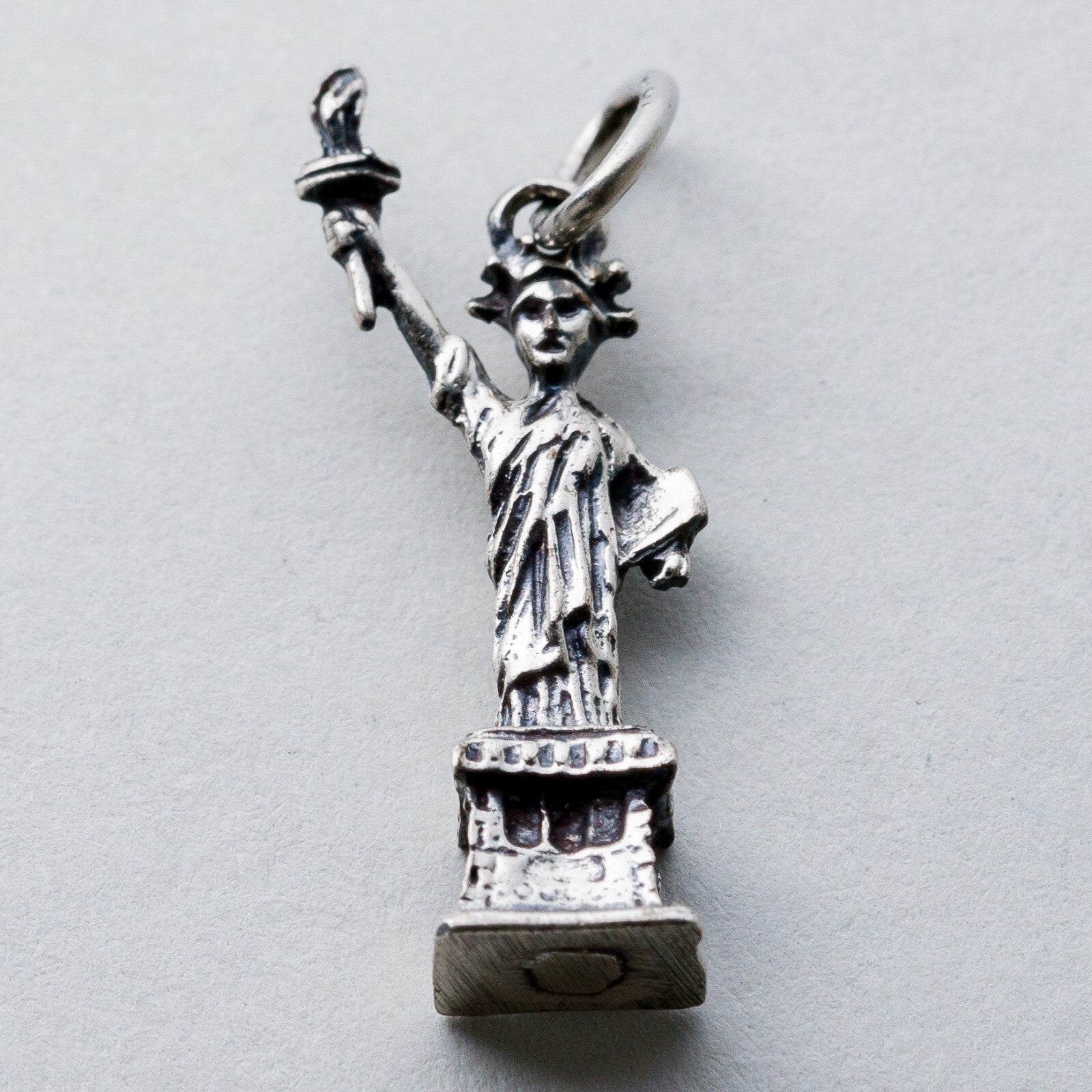 Silber Anhänger Kettenanhänger 925 Freiheitsstatue 2,24 g6
