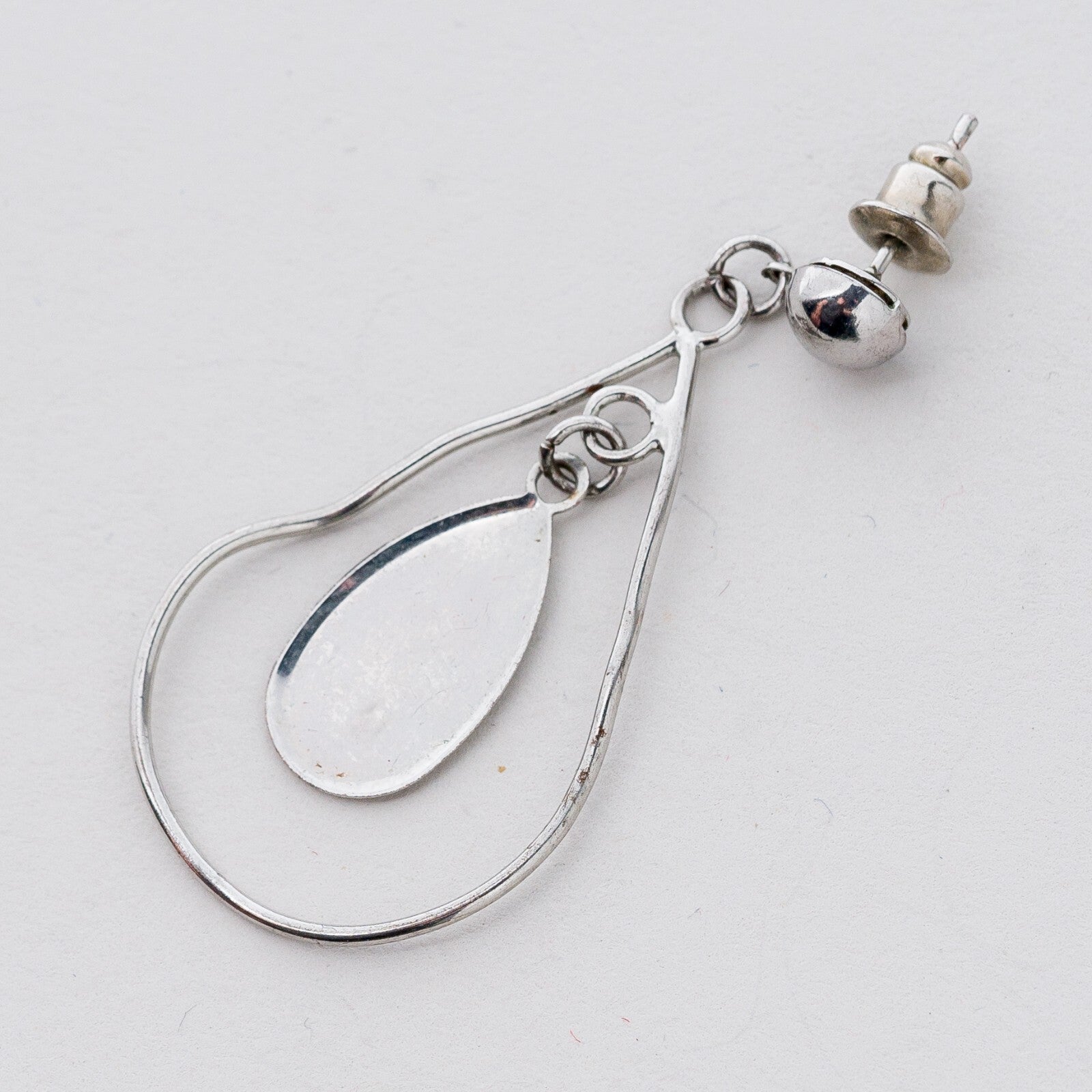 Einzelner Ohrring Hängeohrring Silber 1,5 g3