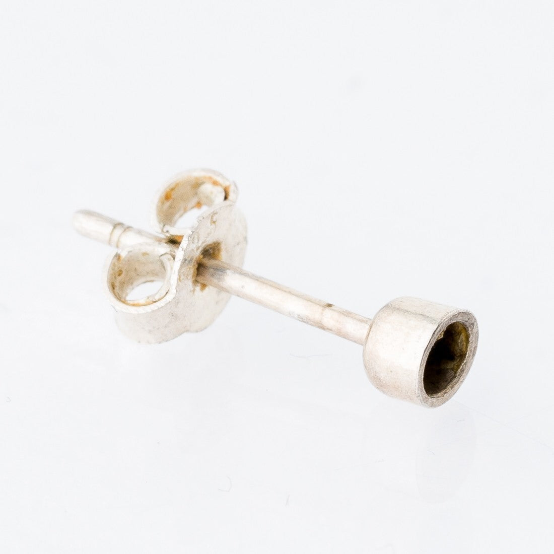 Einzelner Ohrring Ohrstecker Ohne Stein Silber 0,22 g1