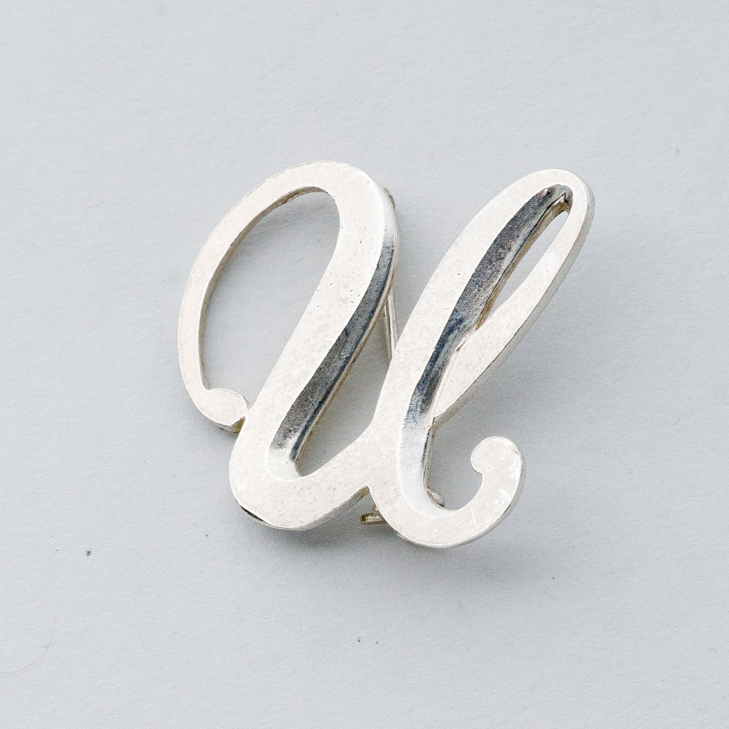 Silber Brosche Spange 925 "U" 5,11 g0