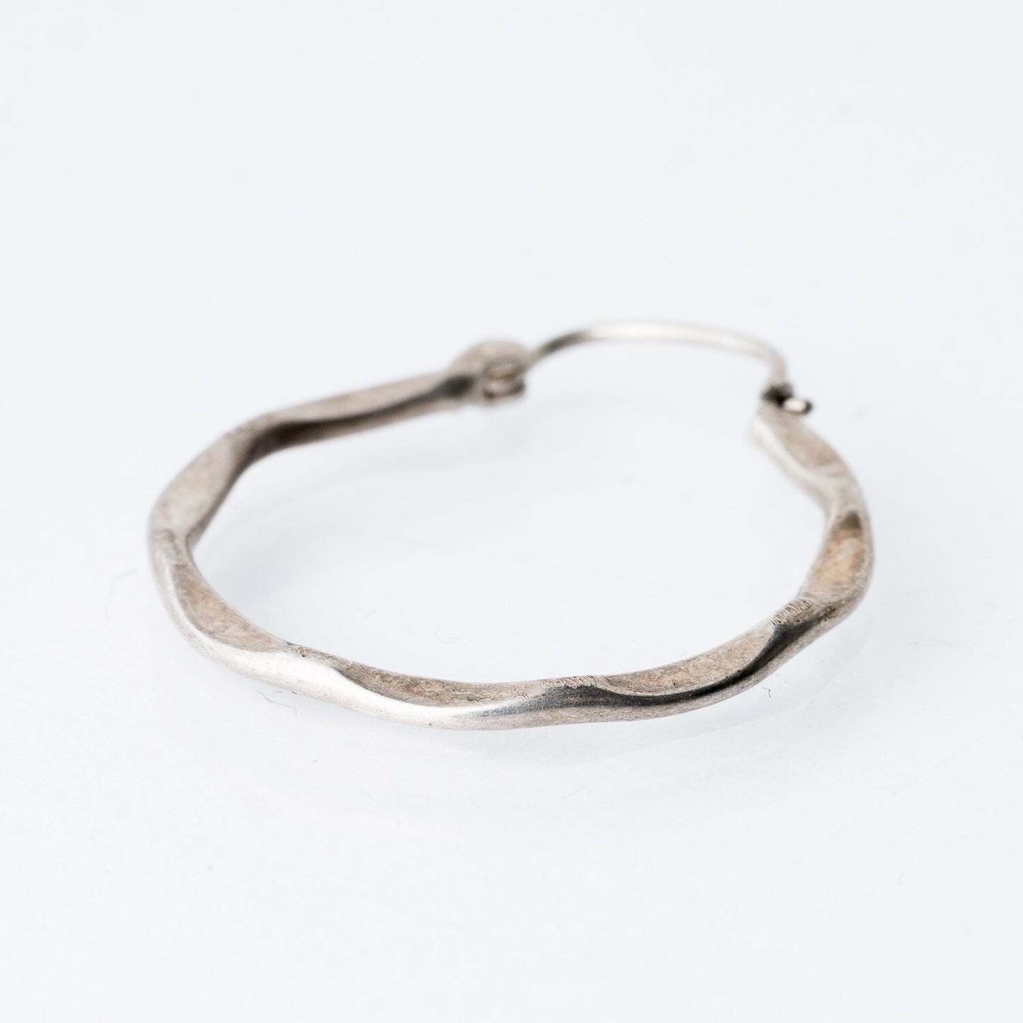 Einzelner Ohrring Creole 925er Silber 1,13 g4