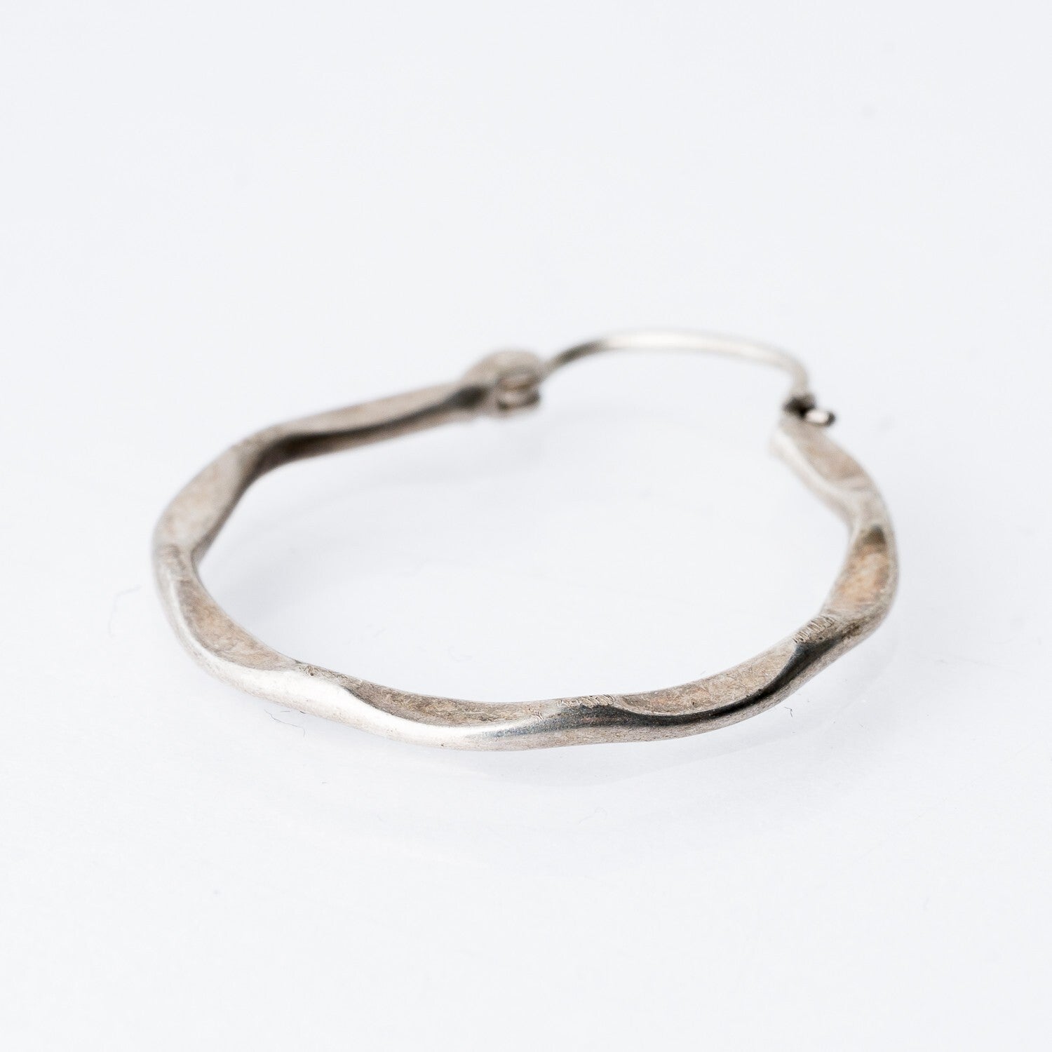 Einzelner Ohrring Creole 925er Silber 1,13 g4