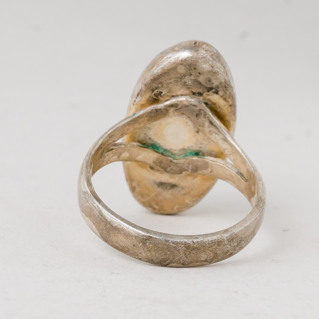 Ring Grüner Stein Silber 4,78 g Größe 54 (17,2 mm Ø)3