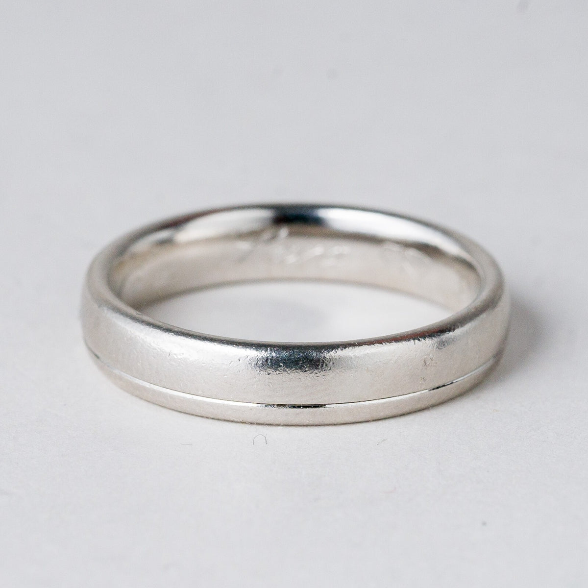 Silber Ring 925 Gravur innen Größe 66 (21,0 mm Ø) 6,44 g4