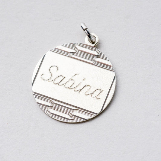 Silber Anhänger Kettenanhänger 925 "Sabina" 2 cm 1,74 g0