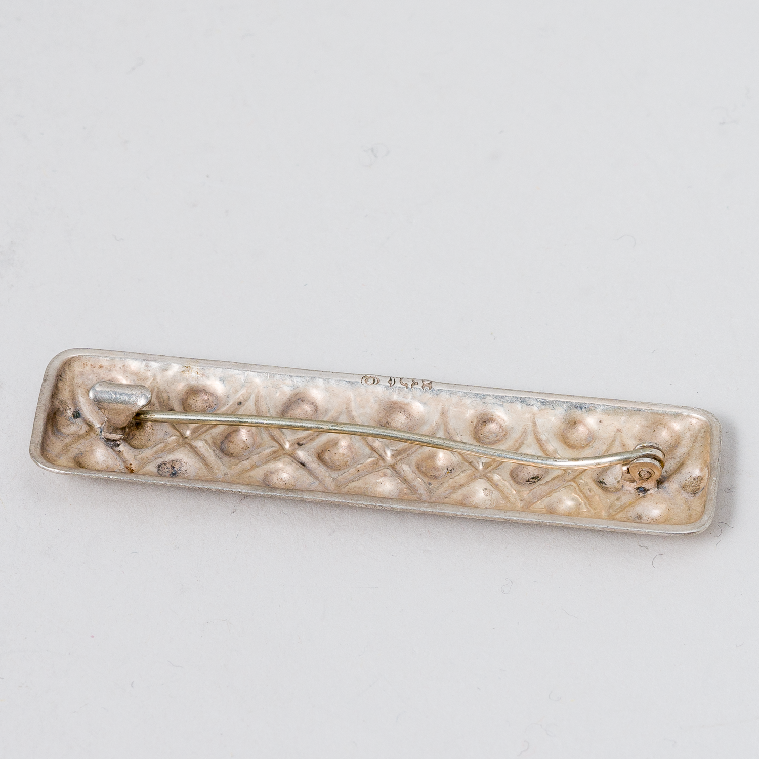 Brosche 835er Silber 5,18 g 6 cm1