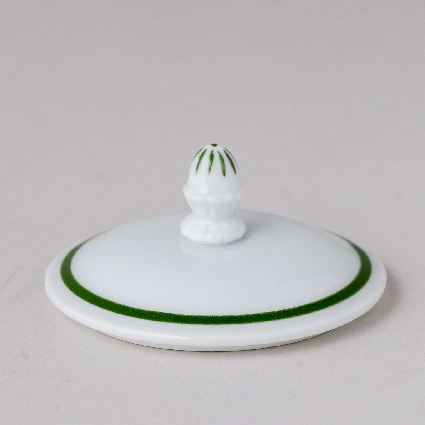 1 x Porzellan Deckel Weinlaub 5,5 cm1