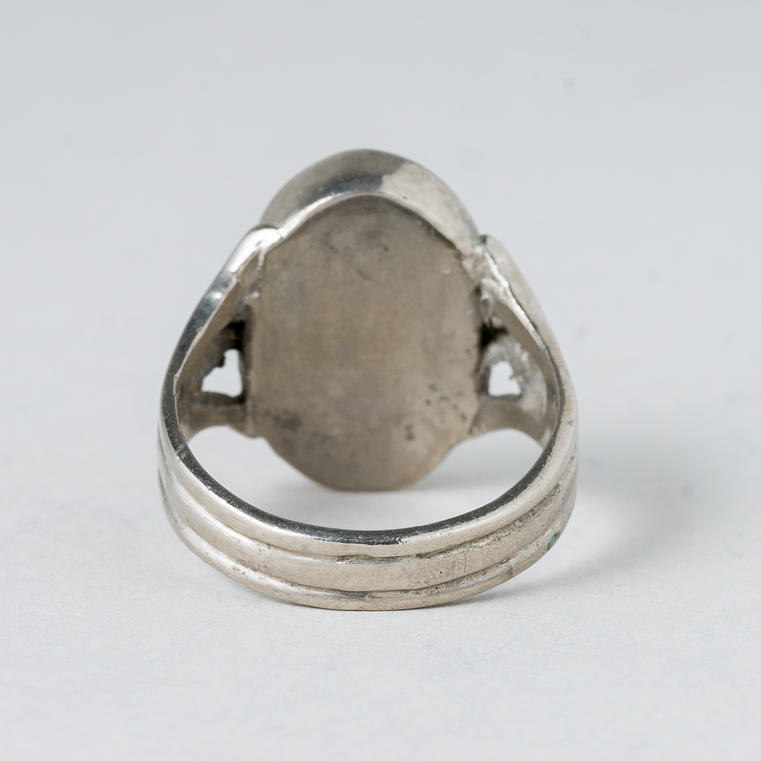 Ring Schwarzer Stein Silber 5,14 g Größe 56 (17,8 mm Ø)2