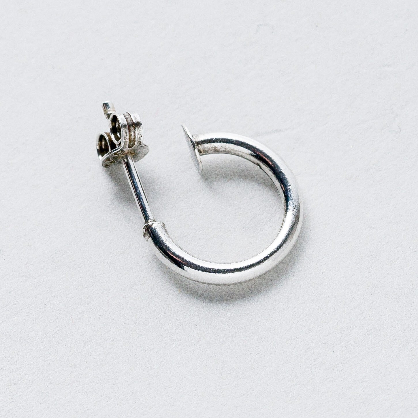 Einzelner Ohrring Creole Silber 0,63 g2
