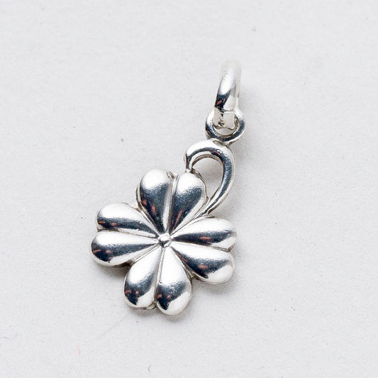 Anhänger 925 Silber Vierblättriges Kleeblatt 1,7 cm 0,79 g0