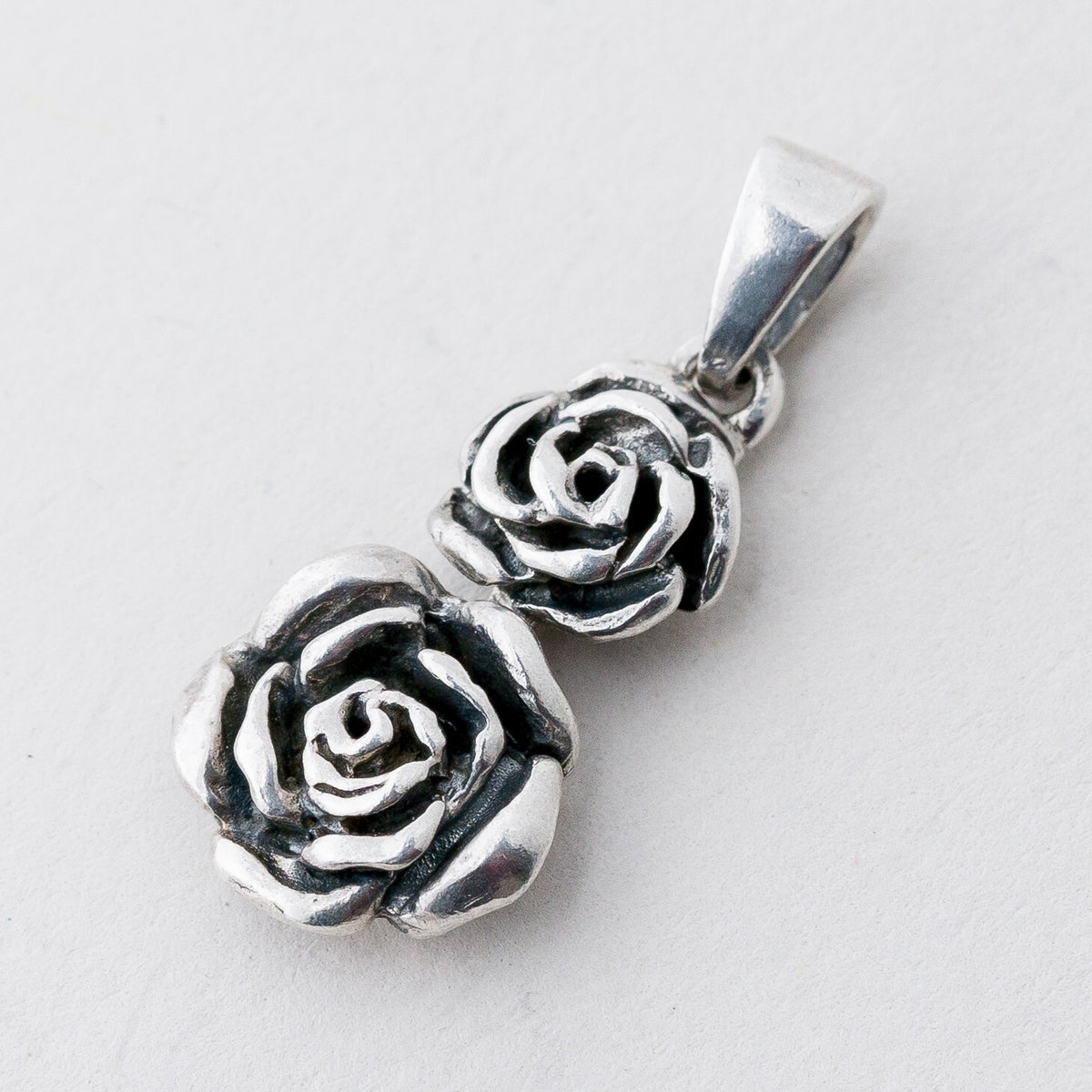Anhänger Silber 925 Rosen 2,5 cm 2,54 g0