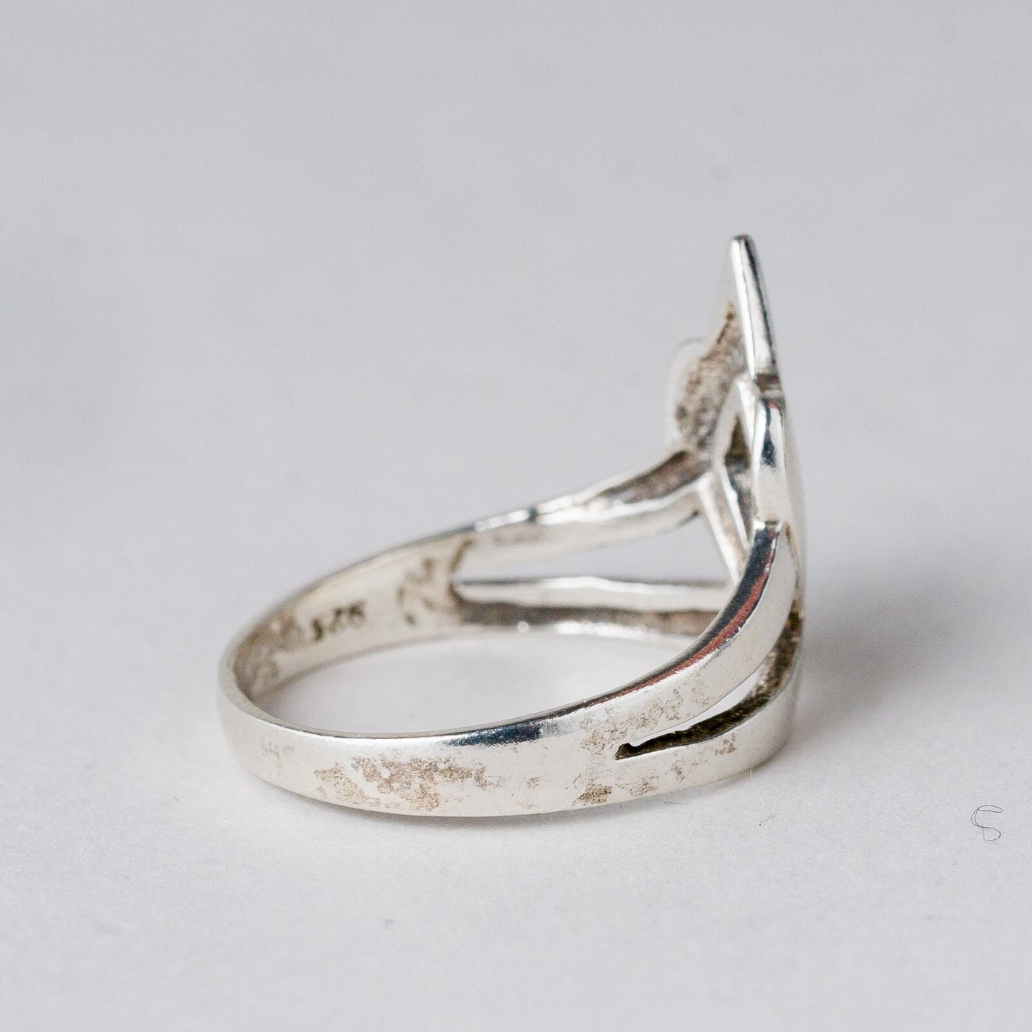 Silber Ring 925 Größe 53 (16,8 mm Ø) 2,43 g4