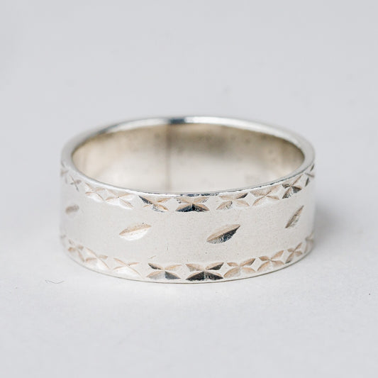 Silber Ring 925 Größe 63 (20,0 mm Ø) 6,15 g0