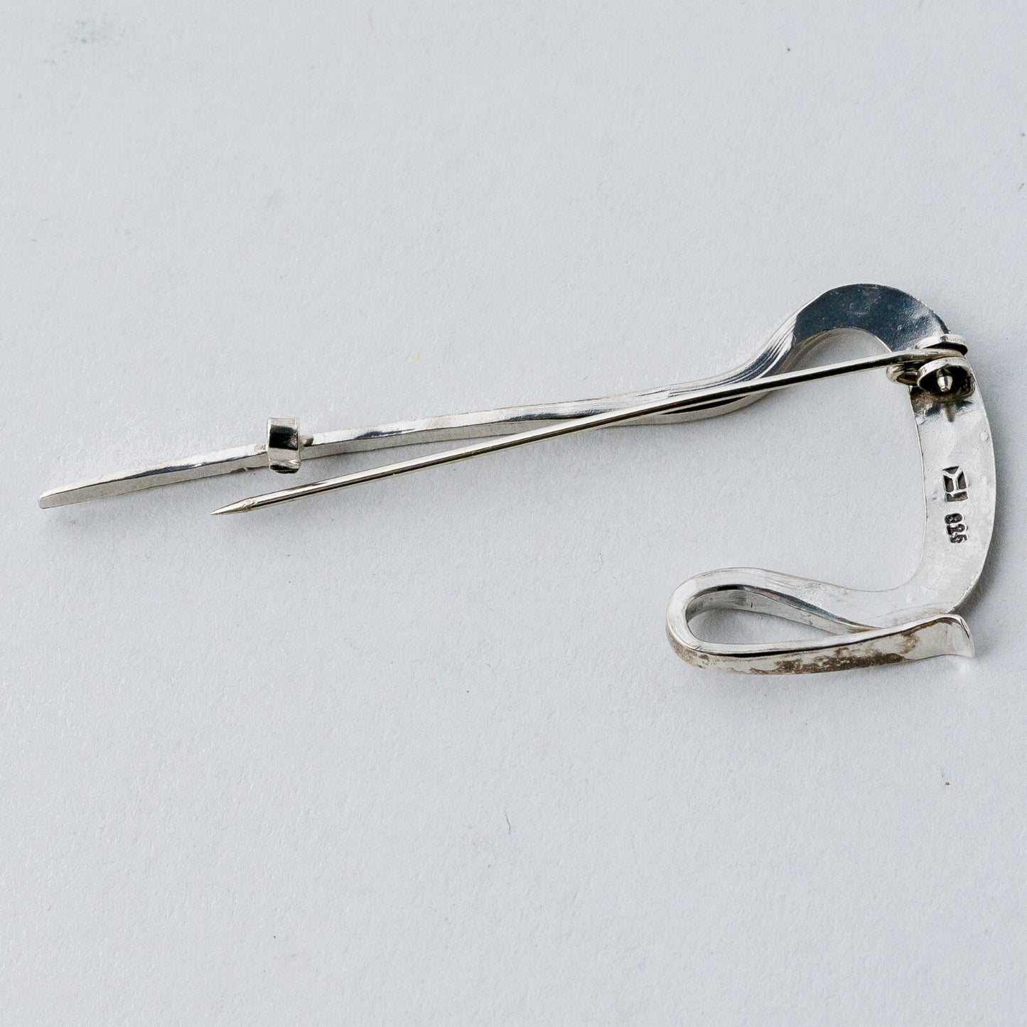 Silber Brosche Spange 925 Abstrakt 4,51 g3