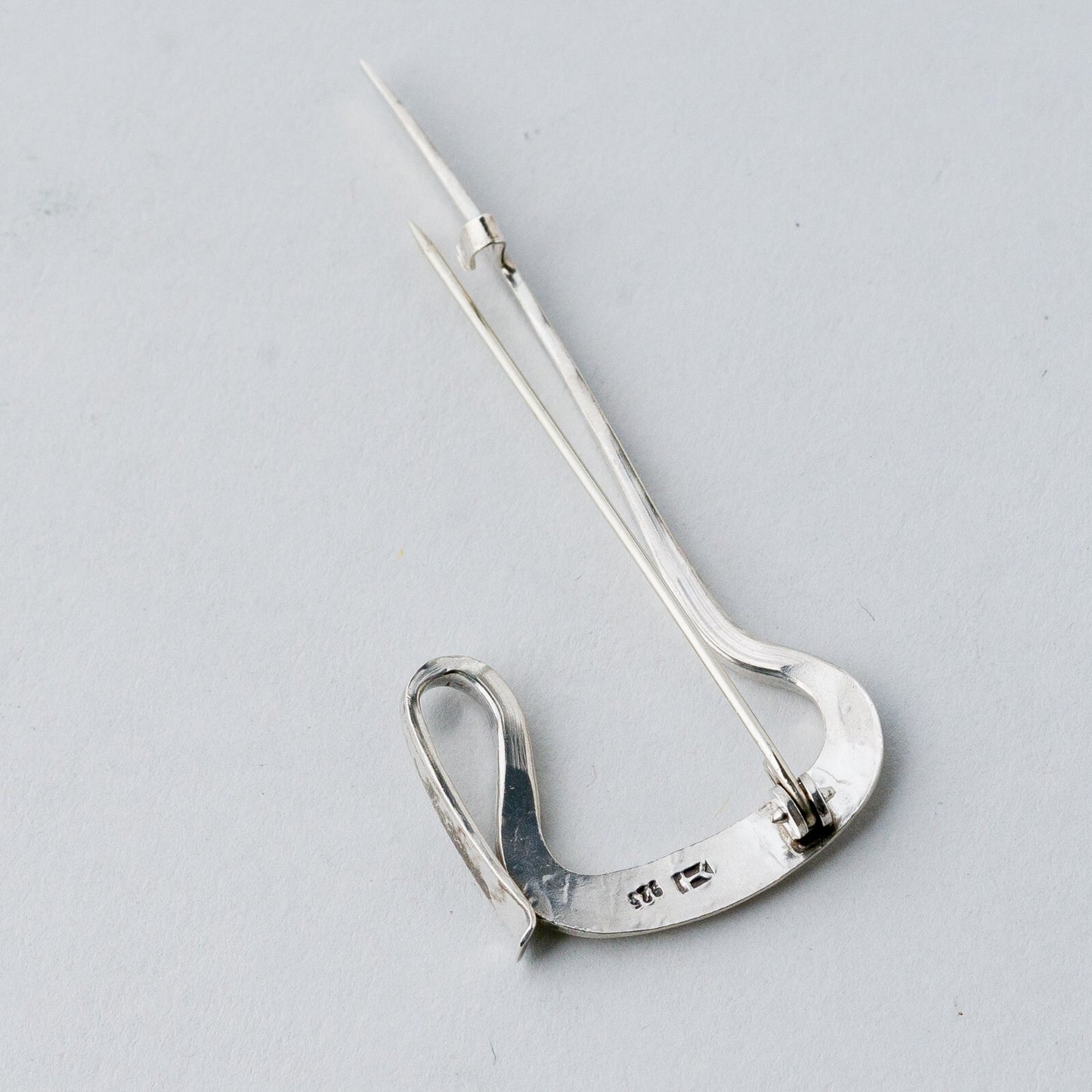 Silber Brosche Spange 925 Abstrakt 4,51 g4