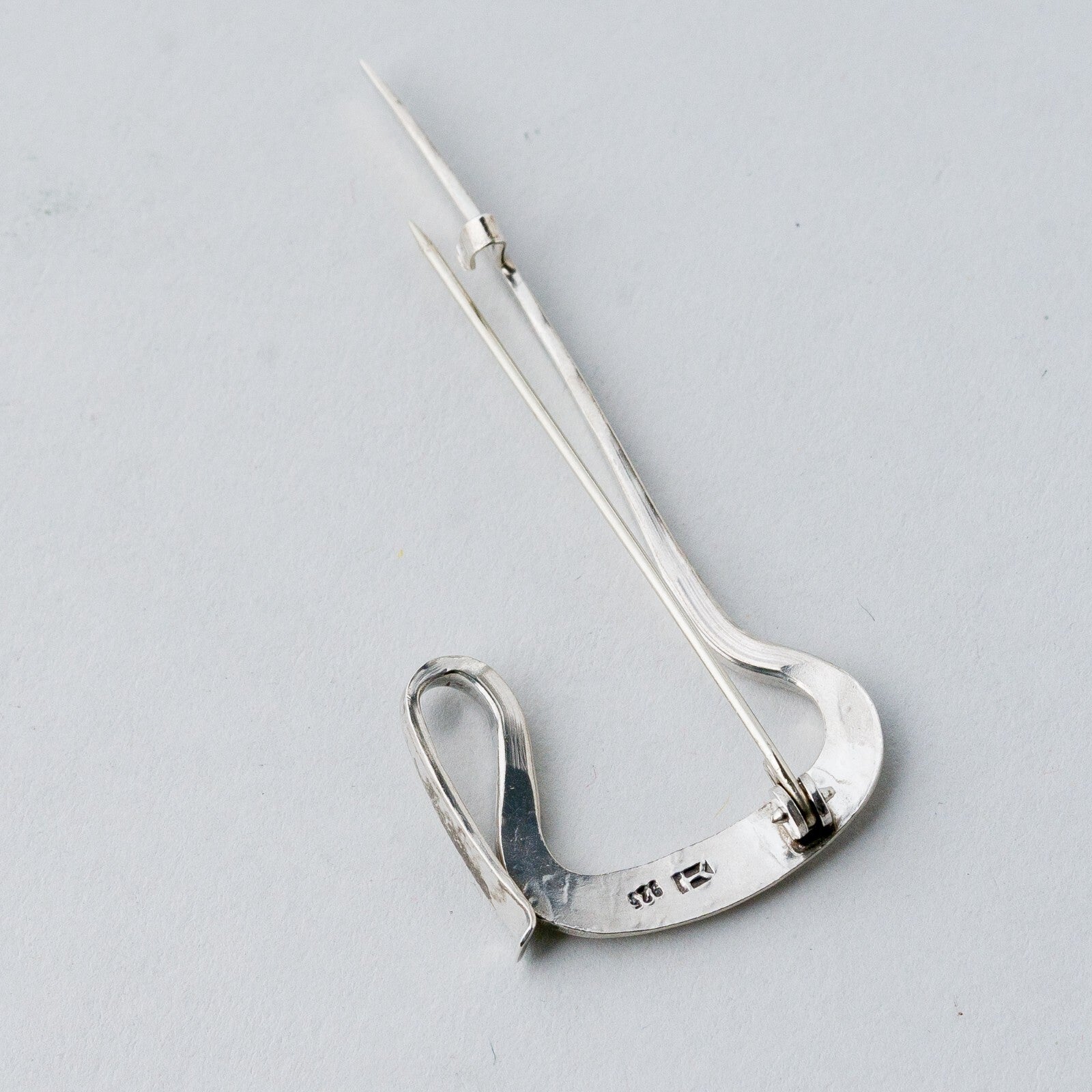 Silber Brosche Spange 925 Abstrakt 4,51 g4