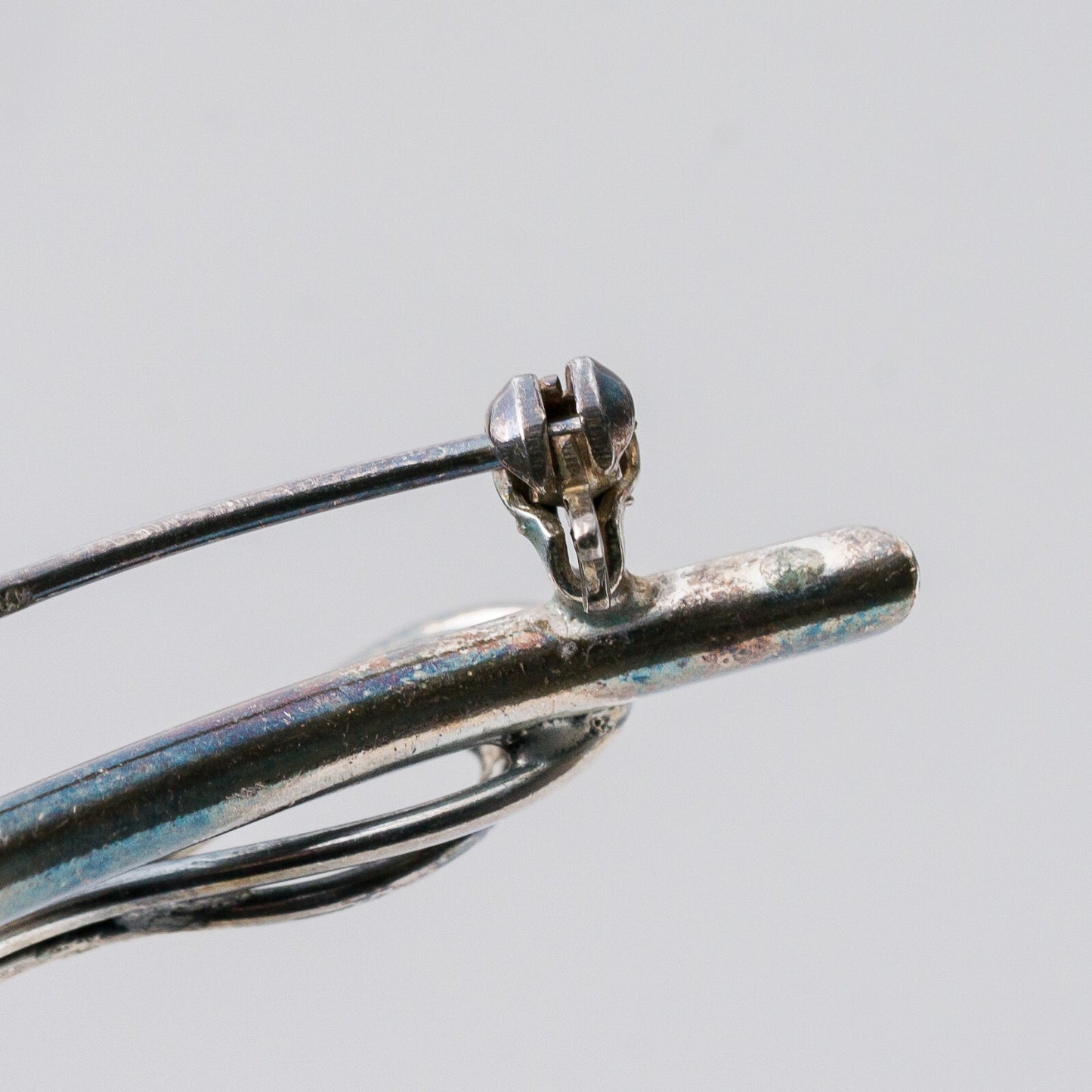 Silber Brosche Spange 925 Bernstein 7,22 g4