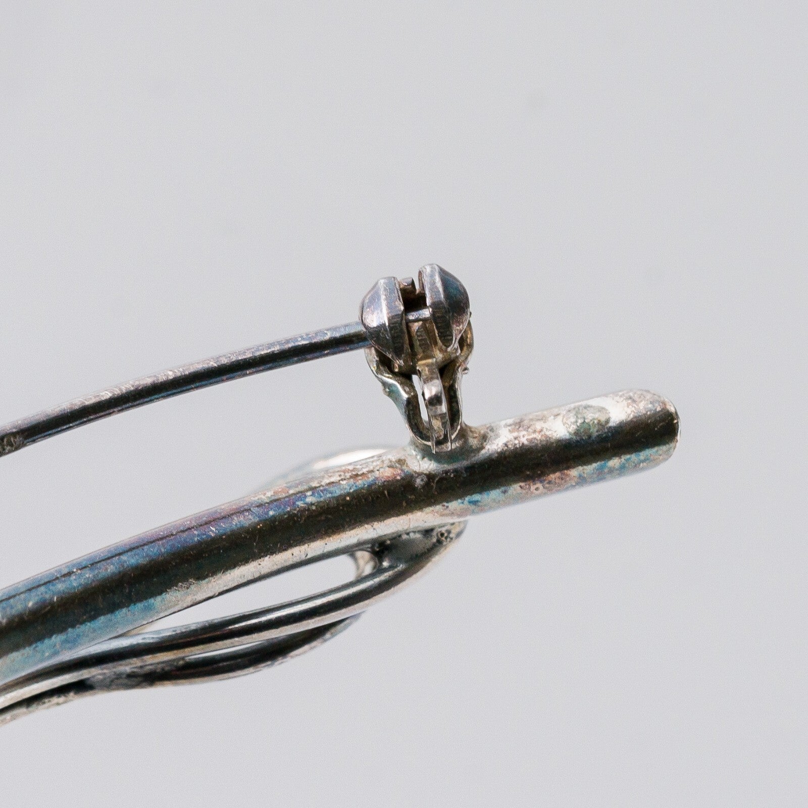 Silber Brosche Spange 925 Bernstein 7,22 g4