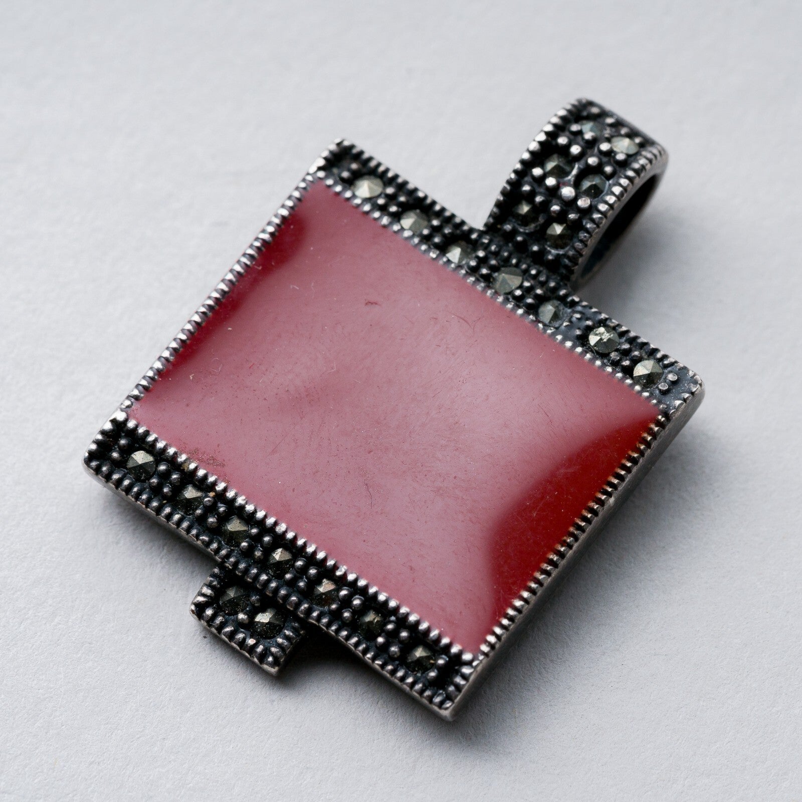 Anhänger Silber Rot 3,5 cm 10,97 g3