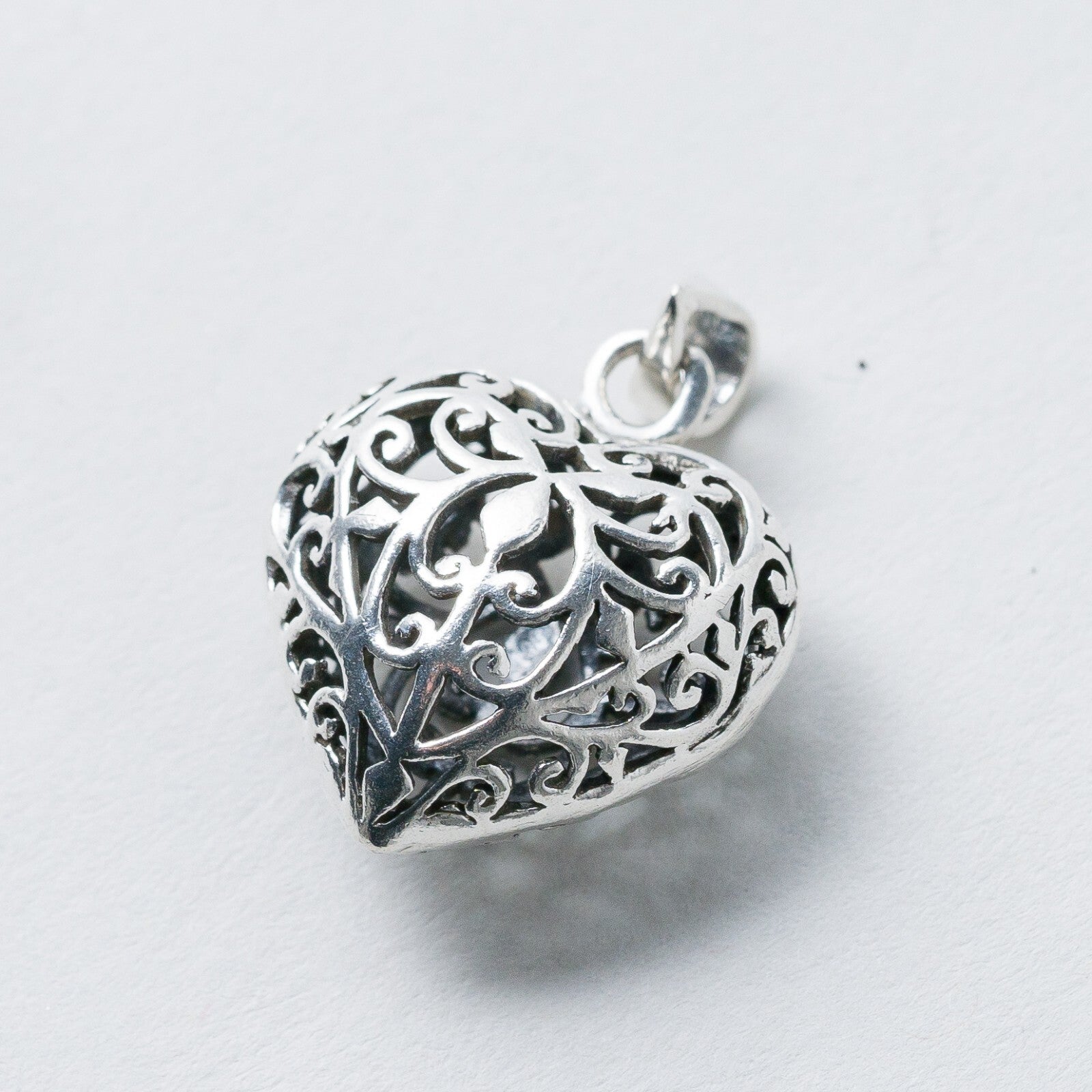 Anhänger Silber Herz 2,6 cm 3,15 g0