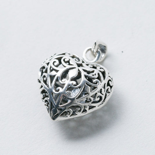 Anhänger Silber Herz 2,6 cm 3,15 g0