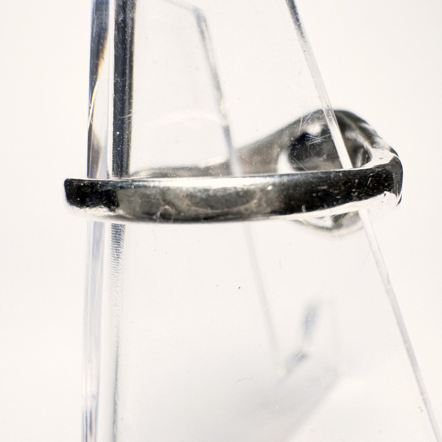 Ring 835er Silber (gestempelt) Größe 50 mit Blüte 2,49g4