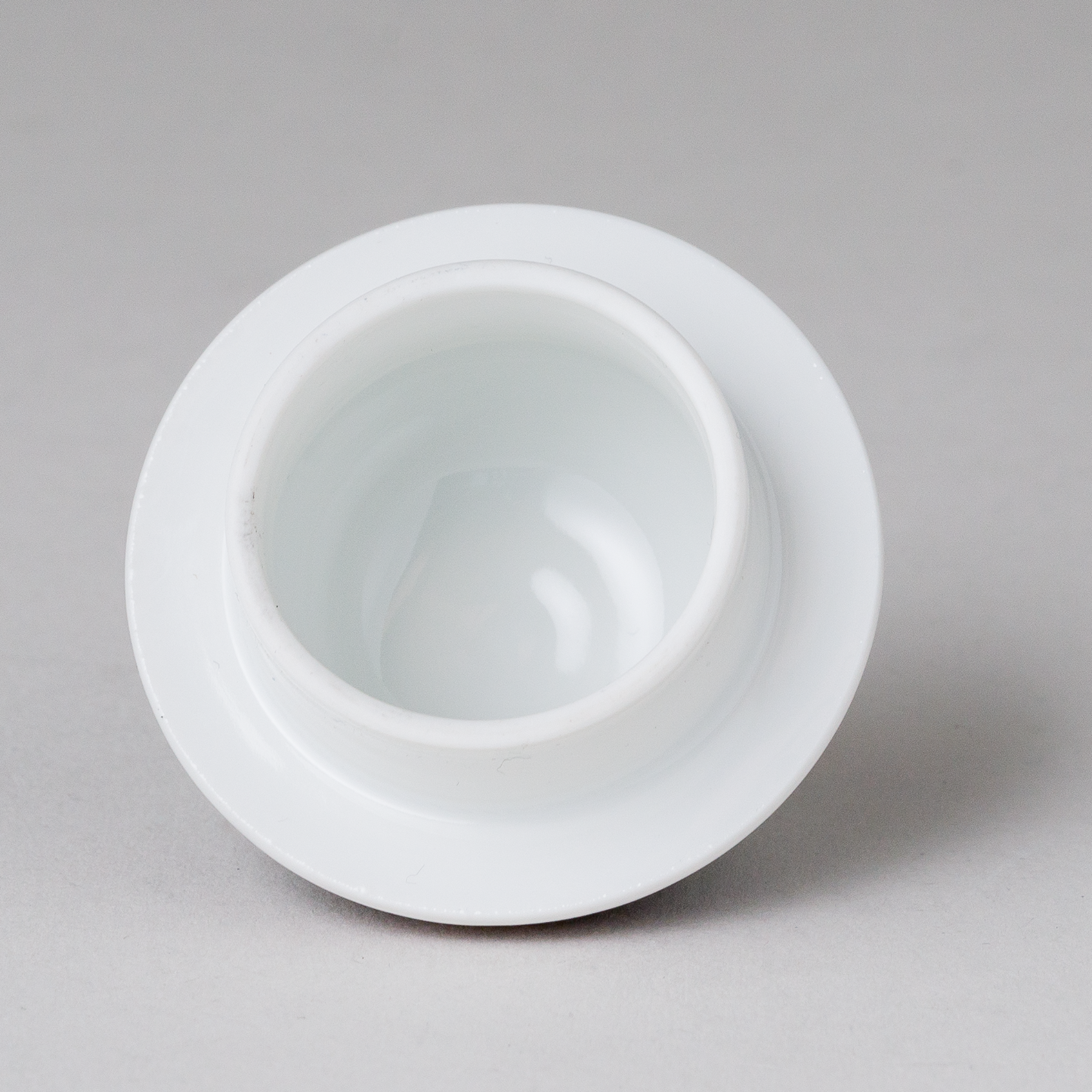 1 x Porzellan Deckel Schwarz Purpur 6 cm6