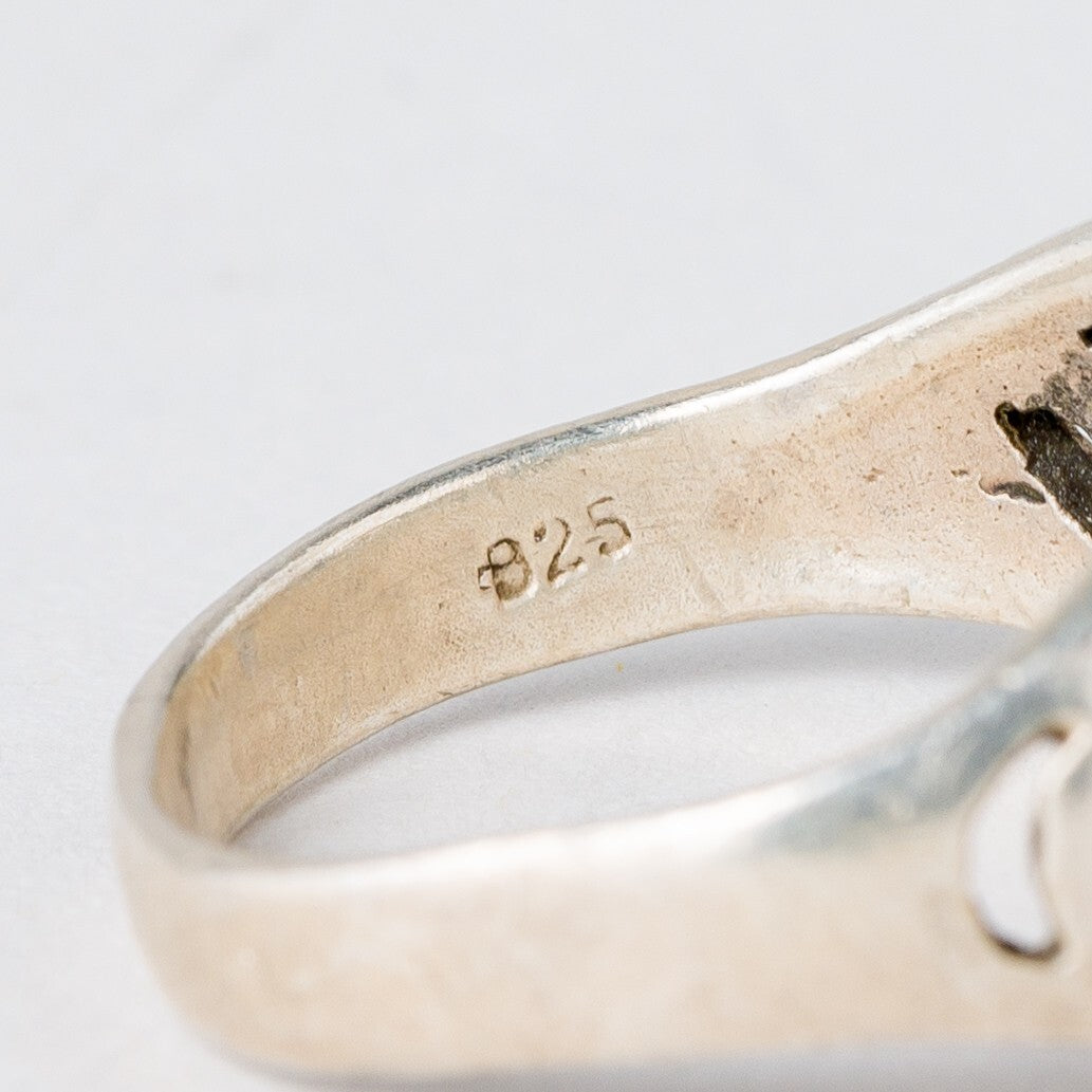 Silber Ring 925 Größe 60 (19,1 mm Ø) 3,83 g5