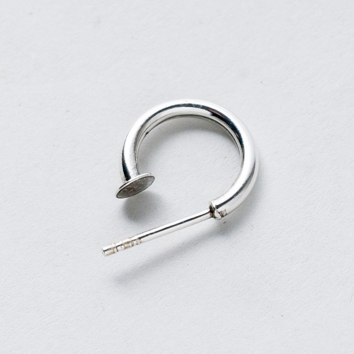 Einzelner Ohrring Creole Silber 0,63 g6