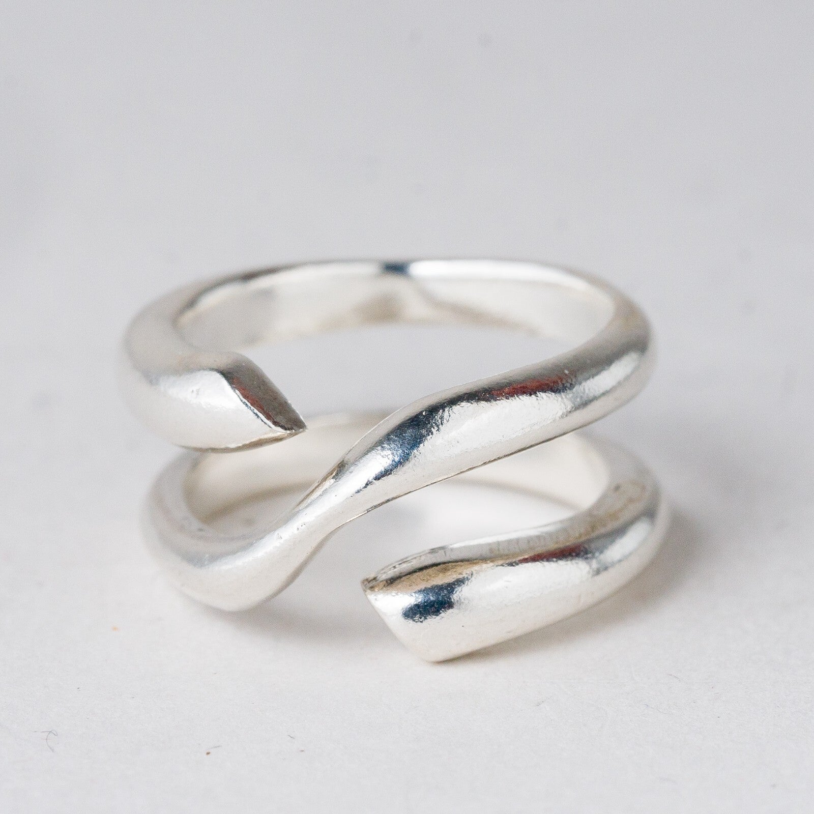 Silber Ring Größe flexibel ca. 57 8,6 g6