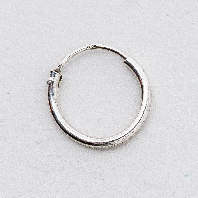 Einzelner Ohrring Creole Silber 0,23 g3