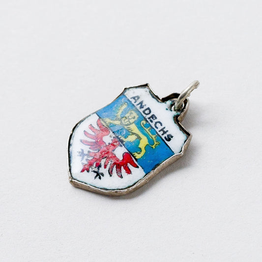 Anhänger 800 Silber Souvenier Andechs 1,5 cm 1,38 g0