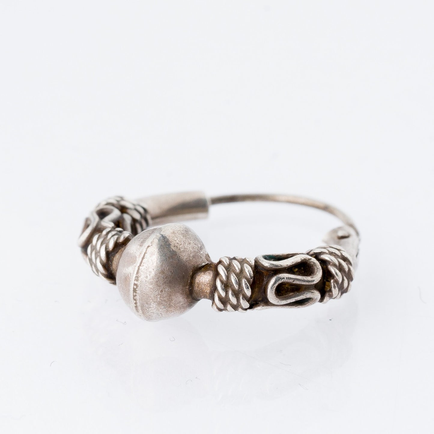 Einzelner Ohrring Creole Silber 1,65 g0