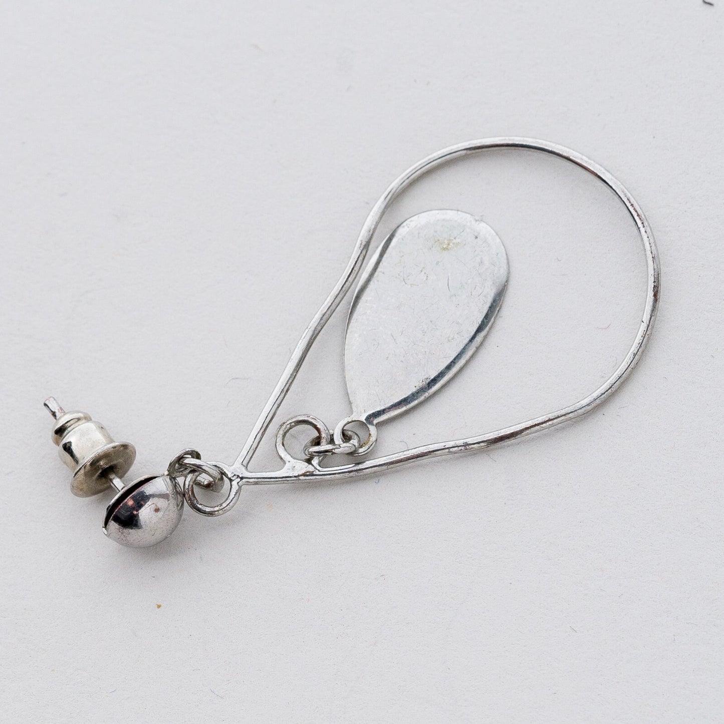 Einzelner Ohrring Hängeohrring Silber 1,5 g2