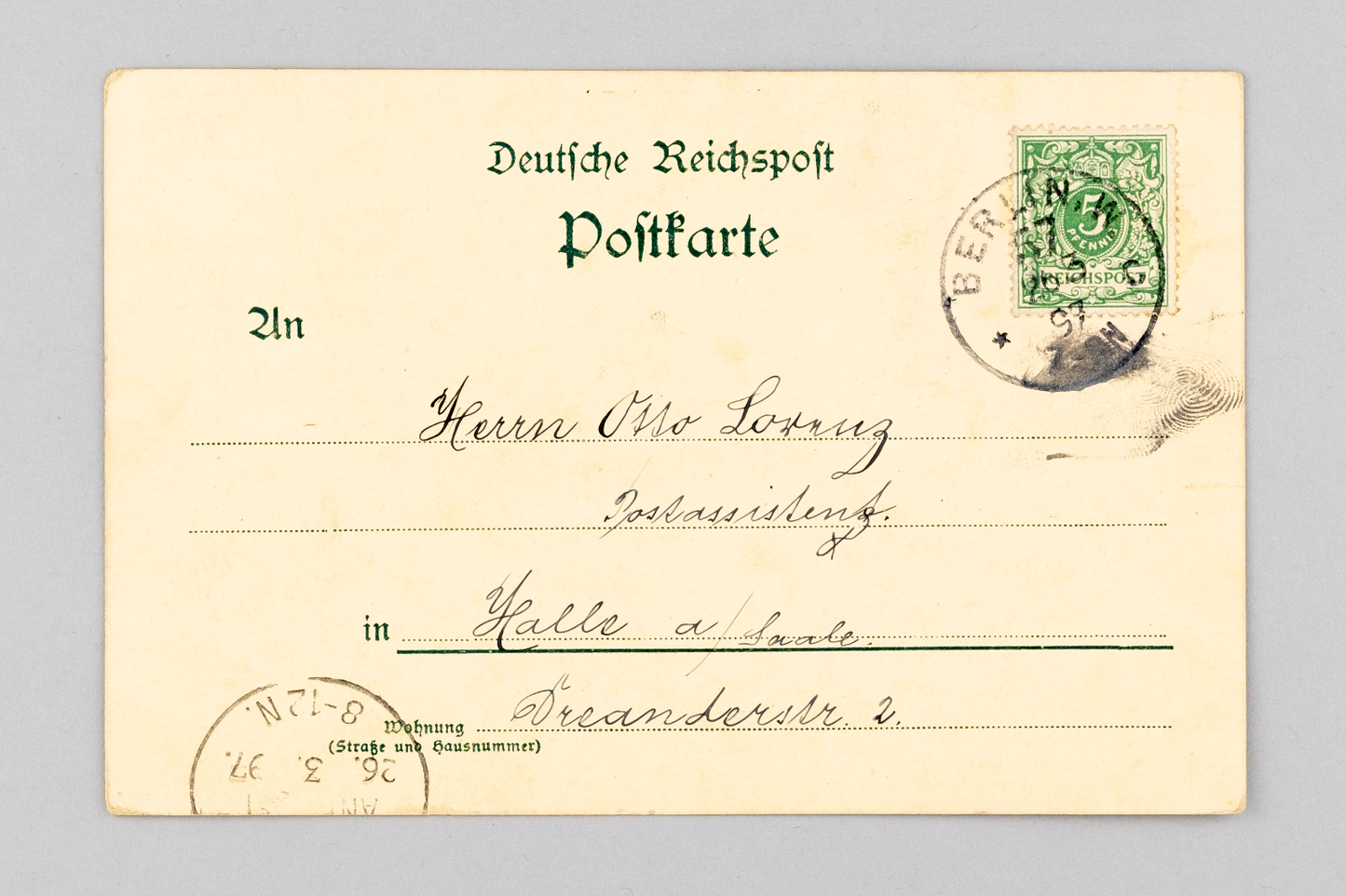 Ansichtskarte Gruss aus Berlin Kaiser Wilhelm-Denkmal 18971