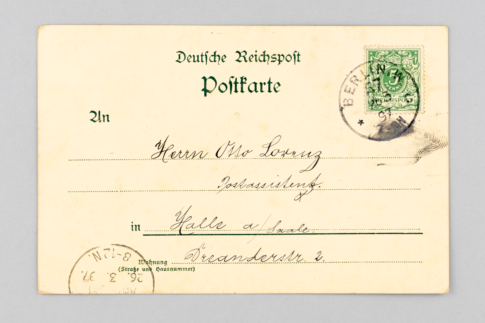 Ansichtskarte Gruss aus Berlin Kaiser Wilhelm-Denkmal 18971