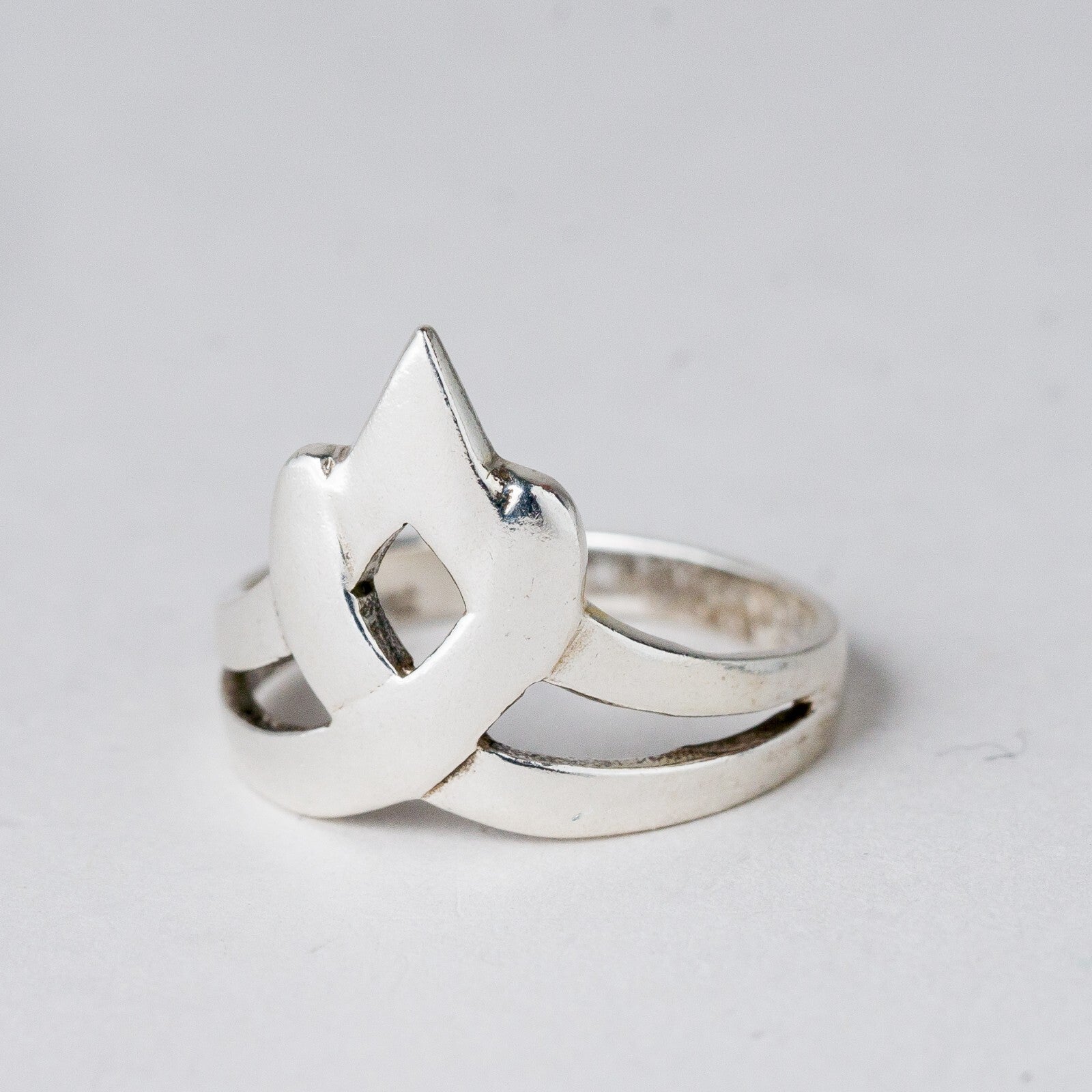 Silber Ring 925 Größe 53 (16,8 mm Ø) 2,43 g0